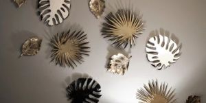 Gold Grapevine Leaf Wall Decor