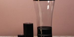 Vase With Black Bands, Small