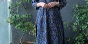 Neel Ajrakh Hand Block Printed Straight Fit Women Kurta