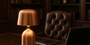 Modern Cordless LED Touch Control 3 Light Color Table Lamp