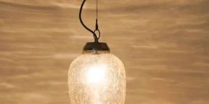 Zara Water Drop Transparent Glass Pendant Light