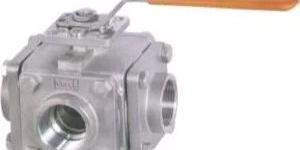 3-WAY Ball Valve Class 150 Floating Ball Screwed