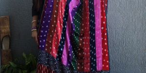 Applique Patchwork Modal Silk Dupatta