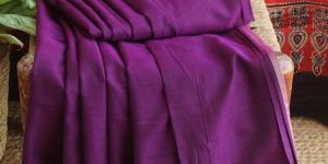 Purple Narayanpet Mercerized Cotton Saree