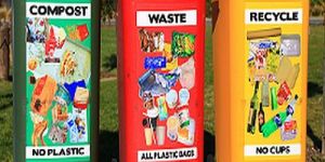 120 Litre Outdoor Plastic Waste Bin