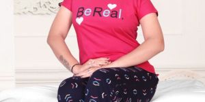 Pink Ladies Cotton Night Suit