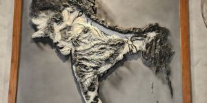 Fiber Glass Map Wall Art