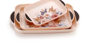 Serving Tray Set OF 3 Pcs