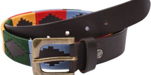 Mens Polo Leather Belt