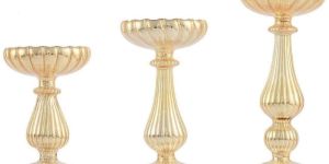 Decorative Glass Pillar Candle Holder
