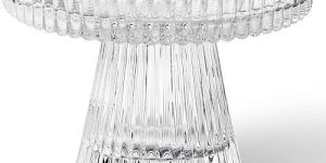 Decorative Transparent Glass Pillar Candle Holder