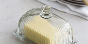 Glass Butter Dish