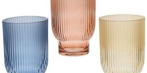 Multicolor Crystal Glass T-Light Holder