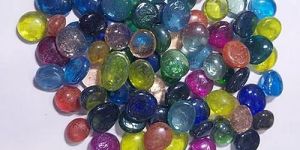 Multicolor Decorative Glass Pebbles