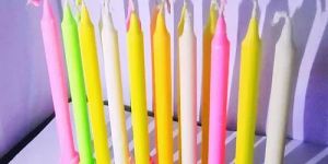Multicolor Wax Candle