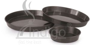 Aluminium Pizza Pan Hard Anodized Tapered