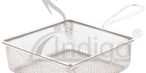 Mini Serving Basket Sqr SS