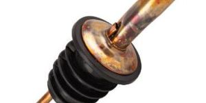 Textured Copper Plated Metal Pourer Medium Flow