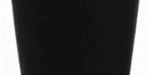 Vinyl Bar Shaker With Weighted Bottom 28 OZ Black