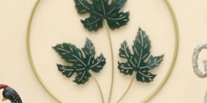 Green Round Shaped Wall Hanging