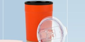 350 Ml Stainless Steel Water Mug with Woodbase PP inside