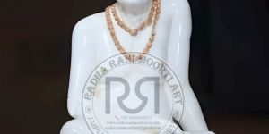 White Marble Gajanan Maharaj Statue