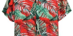 Mens Hawaiian Printed Shirt