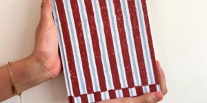 Break Stripes Handmade Diary