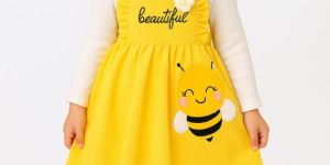 kids yellow frock dresses
