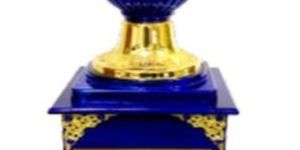 PC-103 Blue and Golden Plastic Cup Trophy