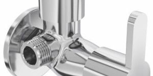 Angle Cock with Wall Flange