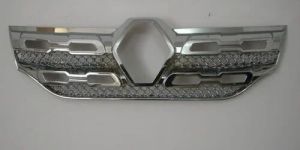 Silver Stainless Steel Kwid Front Grill, for Automobile