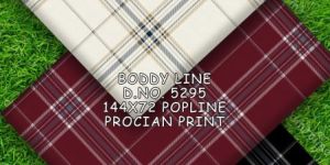 Printed Cotton Laffer Shirting Fabric