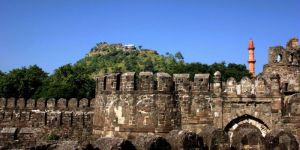Daulatabad Fort Digital Landscape Painting
