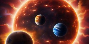 Vibrant Space Digital Wall Art Painting