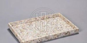 Mother OF Pearl Tiled Rectangular Tray