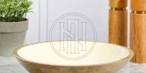 Organic Natural Wood Bowl