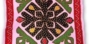 Cotton Hand Embroidery Table Cover