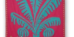 Cotton Pink Patch Work Wall Hanging