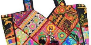 Ladies Cotton Printed Handbag