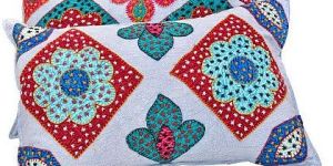 Rectangle Embroidery Cotton Embroidered Pillow Cover
