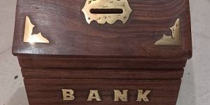 Handmade Wooden Money Box