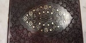 Rectangular Carved Wooden Jewellery Box