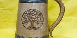 Wooden Beer Mug