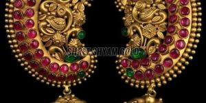 Traditional Gold Jhumka Earrings