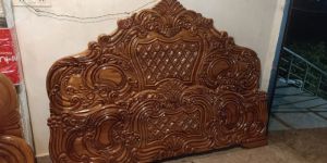 Teak Wood Bed Headboard