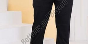 Ladies Black Satin Silk Pant