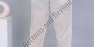 Ladies Timeless Weave Khadi Crochet Pants