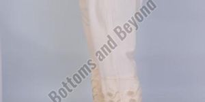 Ladies Zari 3D Khadi Palazzo Pant