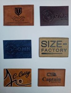 Rectangular Leather Label